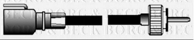 BORG & BECK bks2012 -  Тросик спидометра